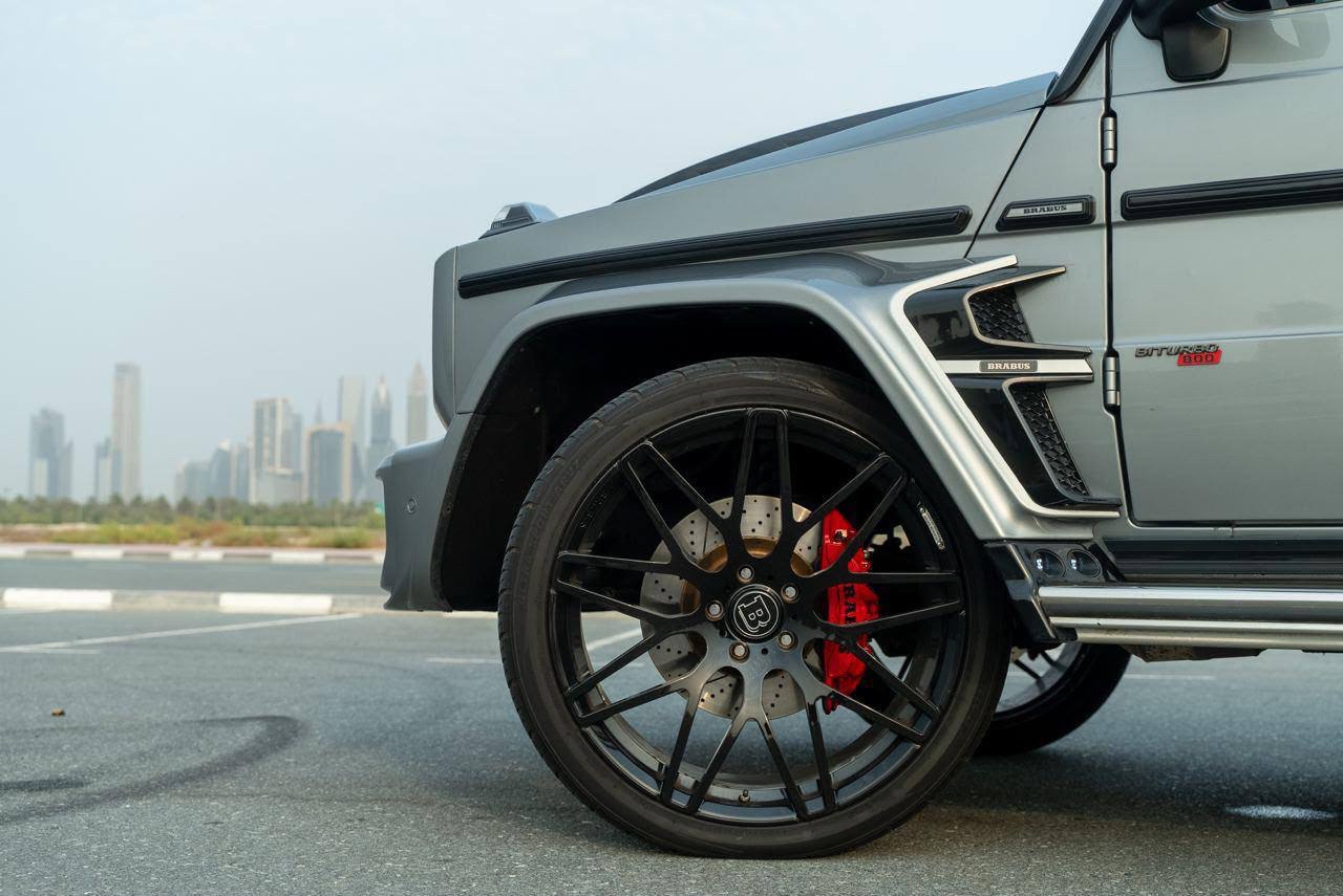 Gris mate Mercedes Benz AMG G63 2014